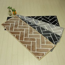 리앤데코 헤링본 발매트 + 주방매트 SET, 헤링본 발매트+주방매트/챠콜