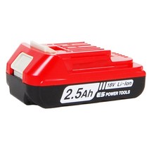 ES산업 리튬 배터리 18V 2.5Ah LP618L25 리튬 18V 2.5Ah (1EA), 1개