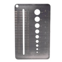 0.1-10mm 나사 게이지 플레이트 직경 측정 게이지 드릴 비트 볼트 와이어 게이지