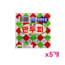 찹쌀 왕만두피 5팩(1팩30장내외), 310g, 5팩
