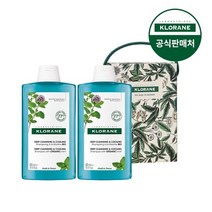 클로란 [클로란공식] 아쿠아민트 딥클렌징 쿨링 샴푸 400ml 2개