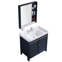 서랍형 세면대 카페 세면장 스탠딩 간이 일체형 욕실 하부장 30종, 세면대+캐비닛 + 100cm개