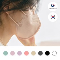 브이라인마스크 색깔 컬러 편안한 kf 흘러내리지않는 가벼운 여름 세부리형 마스크, kf94 블랙 50매