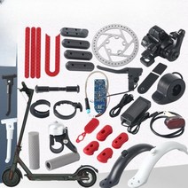 전동킥보드 부품 모터 유압 디스크 브레이크 전자 11인치 1200W 36V 48V 튜닝 스로틀, 블랙 리어 펜더육각 나사 전송