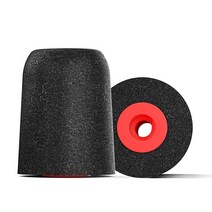 Comply 프로페셔널 노이즈 차단 이어폰팁 NuForce ISOtunes PRO Q-Jays 에티모틱 Research 웨스톤 Shure & More P-Series 용 메모리폼, Black_Small