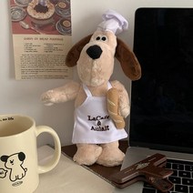 월레스와그로밋 인형 굿즈 애착 봉제 캐릭터 소품 요리사 제빵사 장식용, A