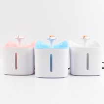 에코펫위드 고양이정수기 강아지정수기 고양이물그릇 친환경제품, 화이트