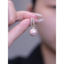 ANYOU여성진주 귀걸이 14k 귀걸이 쥬얼리귀걸이A250