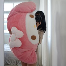 산리오 마이멜로디 빅 헤드 쿠션 자취방 아기방 방꾸미기 친구선물 크기 상세참고 작은, 라지1m+60cm