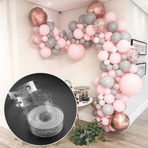 테이프볼 테이프공 타로카드 보드게임 만들기 15m 풍선 연결 체인 지우기 두 구멍 아치 테이프 스트립 매달, 02 Double Hole
