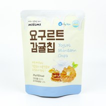 요구르트감귤칩(파우치형) 요구르트맛간식 감귤칩과자 건조감귤칩 동결건조칩 귤말랭이간식, 25g, 1개