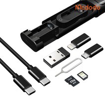 [메모리스틱듀오변환] 맥도도 USB 케이블 어댑터 변환 휴대용 멀티 스틱 WF-1720, 블랙