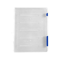1 PC 파일 저장 상자 더러움 수분 A4/A5 파일 대용량 정렬 상자, A4, 푸른