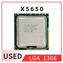 SLBV3 제온 X5650 프로세서 6 코어 2.66GHz LGA366 2MB L3 캐시 서버 CPU, 한개옵션0