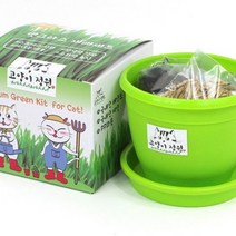 [고양이정원]고양이정원 캣그라스 재배세트 (화분), 단일속성