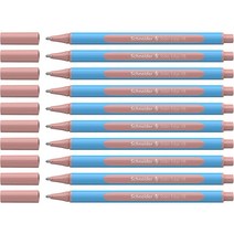 슈나이더 Schneider Slider Edge 파스텔 XB (엑스트라 브로드) 볼펜 1.4mm 라이트 블루 배럴 블러쉬 잉크 펜 10개 박스 (152236)