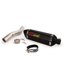 머플러 호환 51mm 오토바이 배기 시스템 중간 연결 링크 튜브 머플러 테일 파이프 가와사키 닌자 ZX10R 20, 7G