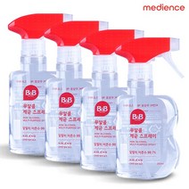 B&B 비앤비 무알콜 제균 스프레이 300ml 본품, 4개