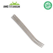 AMG티타늄 티탄 티포크(2ps) 캠핑용품 백패킹 등산용품 AMG TITANIUM, 1개