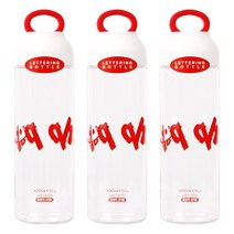락앤락 비스프리 레터링 물병 레드 550ml x3개/보틀