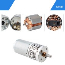 트렉전기자전거키트 전동 하이브리드 25GA-370 DC 기어 모터 6V12V24V DIY 지능형 추적 모델 트롤리 자동, 21 24V 12.5rpm, 05 D SET