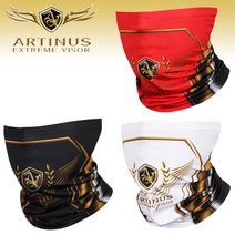 아티누스 쿨마스크 AA-987 승화전사 쿨마스크 블랙 레드 화이트 낚시 햇빛가리개, AA-987 화이트