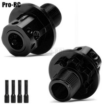 rc카 알루미늄 길이 17MM 휠 육각 13MM AR310484 310592 18 아르마 크라톤 아웃캐스트 탈리온 17 파이어팀 리미트리스 RC 자동차 2 개, Black