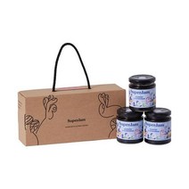슈퍼잼 블루베리잼 212g x 3p 선물박스 백 636g 1세트 428139