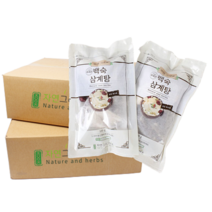 한방백숙 삼계탕 티백재료 자연앤 T [원재료 그대로], 50개, 1