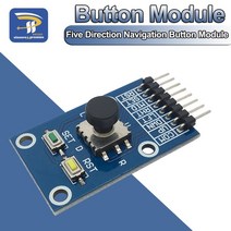 아두이노키트 프로그래밍 전자 아두이노 모듈 부품 5 방향 탐색 버튼 모듈 arduino diy 용 2.0v-9.0v mcu avr 게임 5d 로커 조이스틱 독립 키보드, 없음