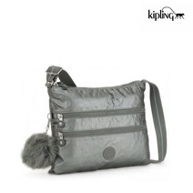 [KIPLING(키플링)] ALVAR 알바 숄더백 크로스백 Metallic Stony