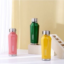 MYBEVI 콰트로 캔틴 390ml 캐리핸들 텀블러 보온 보냉 캠핑 주방 인테리어 소품, 딥 그린