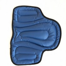 1/2pcs 말 안장 패드 PU 야외 훈련 좌석 쿠션 하네스 가죽 장비 액세서리, [07] blue 1pcs