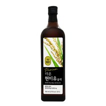 [라온현미유블랙] 라온현미유 500ml 4병 /국산NON-GMO 현미유(쌀눈유)