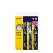 메디안 듀얼이펙션 미세모 칫솔(4입), 1개