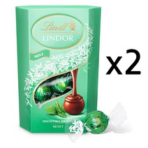 린트 린도르 민트 초콜릿 볼 200g x 2팩 밀크 트러플 린도 Lindt Lindor Milk Mint Chocolate Truffles
