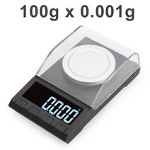 톤백저울 1톤저울 크레인 매달림 저울 0.001g 고정밀 디지털 캐럿 저울 약용 전자 보석 금 세균 실험실 밀, 03 100g 0.001g