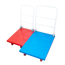 철대차 접이식대차 핸드카 구르마 수레 끌차 운반카 접이식카트, 대형(900x600mm), 4인치무소음바퀴