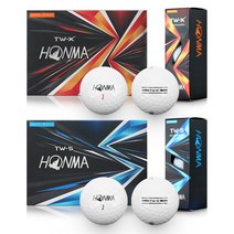 혼마골프 신형 TW-S TW-X 3피스 우레탄 골프공 2종, 옵션:TW-X 화이트, 단품