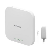 NETGEAR 무선 액세스 포인트 WiFi 6 듀얼-밴드 AX1800 스피드 최대 250개의 클라이언트 장치 1 x 2.5G 이더넷 LAN 포트 802.11ax 인사이트 원격 매니, Includes AC Adapter_AX3000 | W