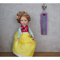 인형 한복 만들기 DIY 배자 패턴 도안 패키지 베이비돌 파올라레이나 도리스돌 구체관절인형, 2.당의배자, 1. 파올라레이나