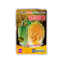 라이코펜 황금배추 종자 대용량 5만립 황금골드김장80 속노란 김장전용 배추 골드바이오, 1개