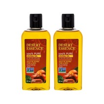 데저트에센스 100% 냉압착 비정제 퓨어 호호바오일 118ml X 2개 유기농 멀티 만능 오일 페이스 오일