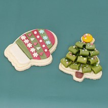 크리스마스 겨울이야기 라이스클레이 쌀이랑놀자 쿠키 꾸미기 DIY키트, 단품, 단품