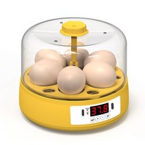 청계알 오골계알 온도조절기 계란 오리알 병아리 부화기 부하기 완전 자동 인큐베이터 18 인공 조류 메추라기 부화장 농장 터너 양계, US plug 110V, CHINA, YELLOW