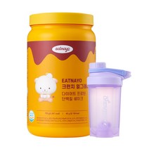 있나요 다이어트 쉐이크 크런치 얼그레이 750g + 쉐이커 보틀 퍼플 세트, 1세트