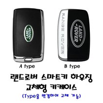 랜드로버 스마트키 하우징 교체형 케이스 레인지로버 이보크 디스커버리4, B type(조약돌-구형))