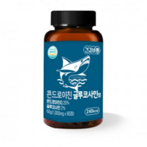 건강바름 콘드로이친 글루코사민 정 1000mg 60정 1통 2개월분, 8개