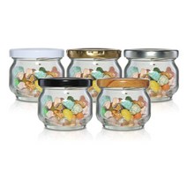 유리병 잼병 쨈120g 63파이 (A), 실버, 1개