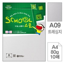 트레싱지 트레이싱지 투명 미농지 기름 종이 반투명지 투사지 글씨 쓰는 인쇄 봉투 비치는 미술용 그림그리기 학습용 스케치롤 두꺼운 페이퍼 공무원 공시 공부 준비물 컨셉 문제 집 풀이, A4/80g/10매입